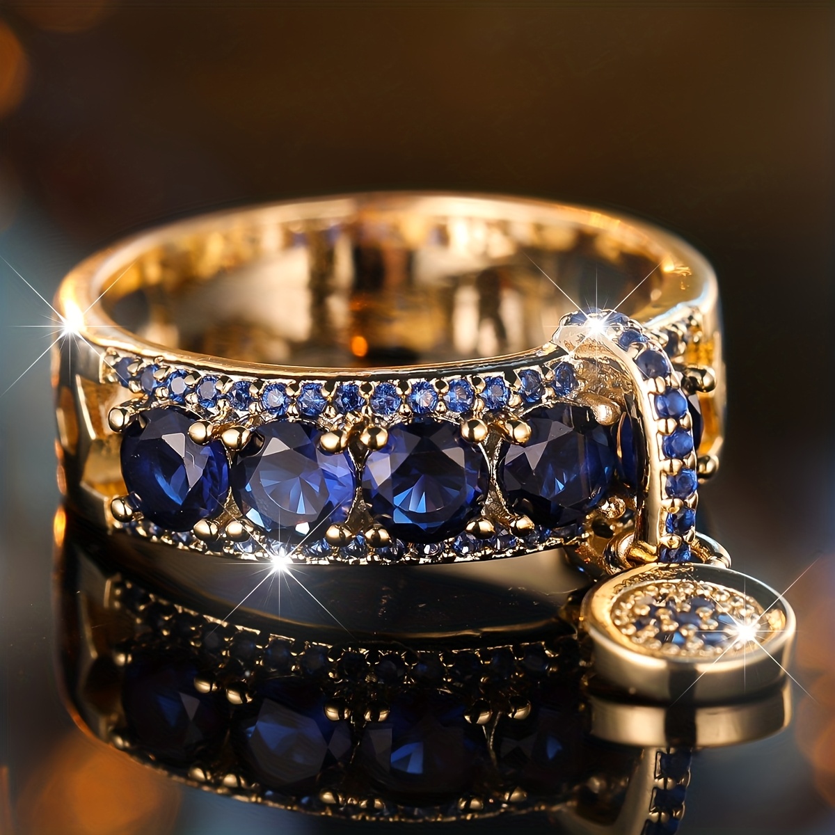 Stylish Vintage Court-Style Round Ring, Unique Gift for Women